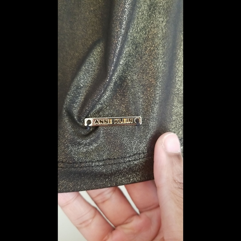 🆕️ LISTING!! GOLD LAME METALLIC COWL NECK BLOUSE - Picture 10 of 13